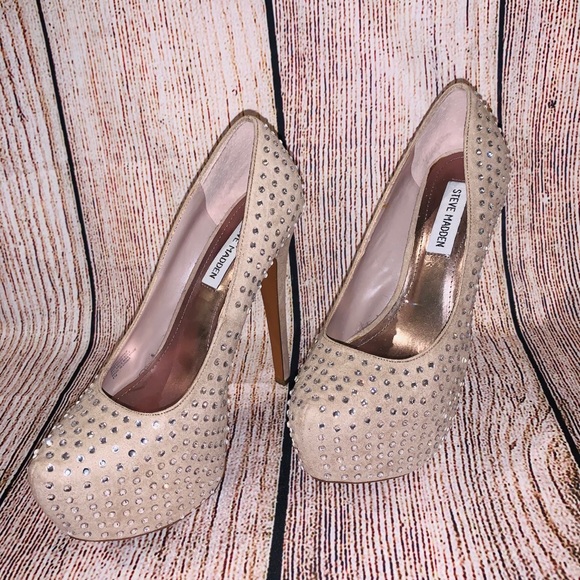 Steve Madden Pumps W/ Rhinestones - Picture 2 of 5